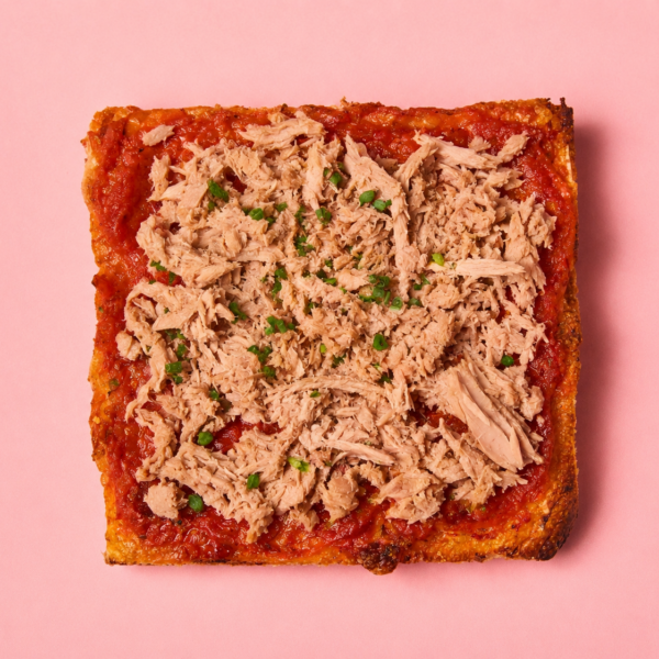 Pizza thon (sans fromage) <br/> 2 parts