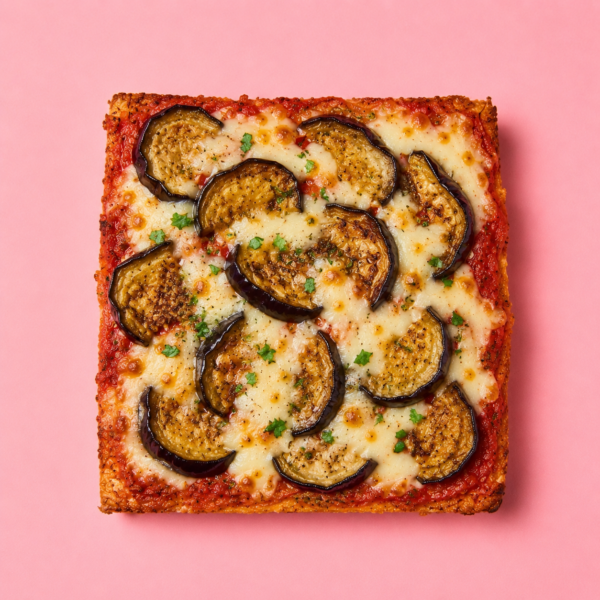 Pizza melanzane<br/> 2 parts