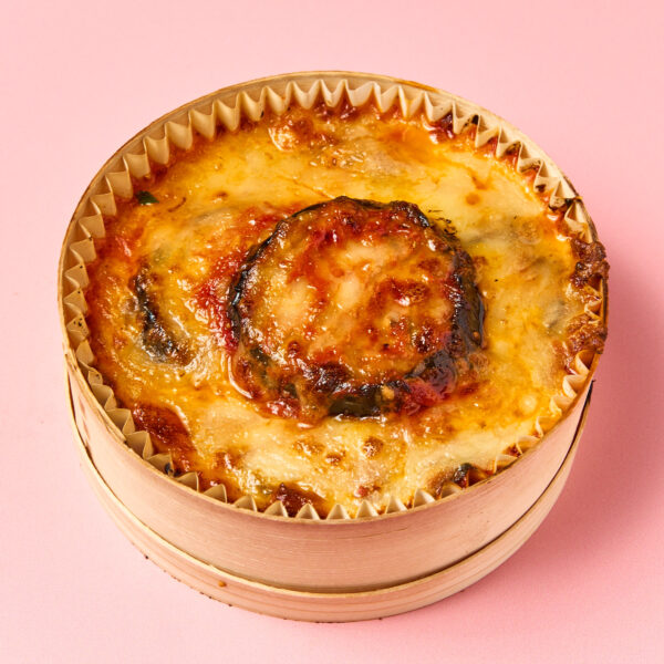 Aubergine parmegiana <br/> 2 parts