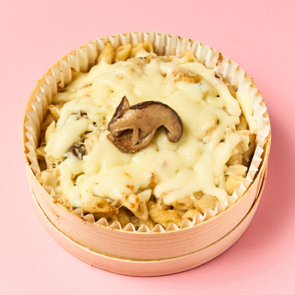 Gratin de penne aux champignons <br/> 2 parts