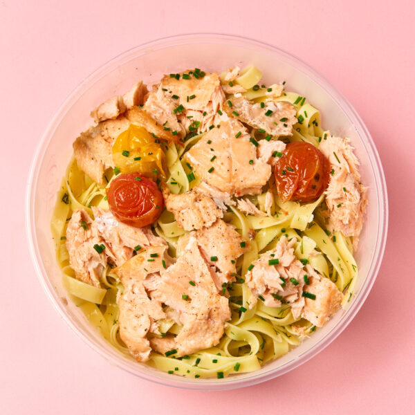 Tagliatelles au saumon <br/>2 parts