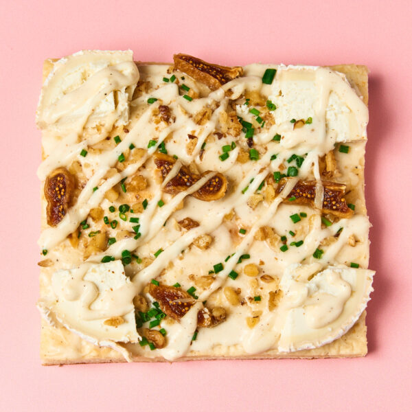 Pizza chèvre miel <br/> 2 parts