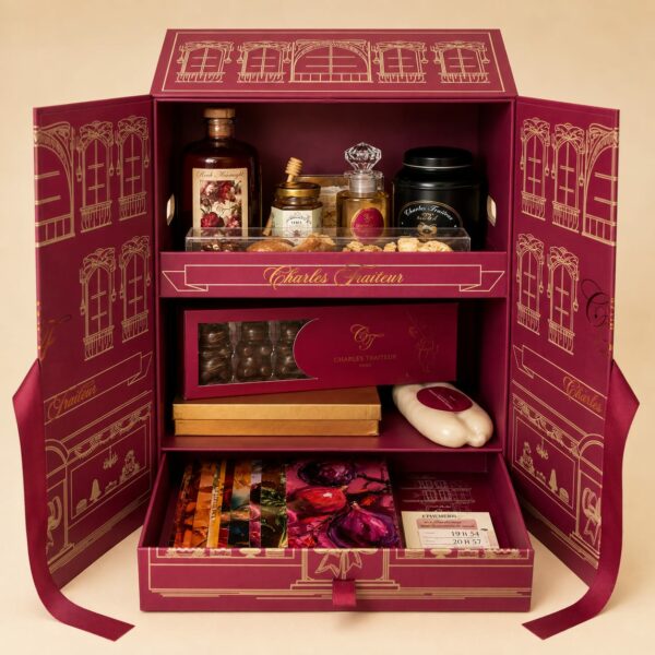 Corbeille coffret roch hachana charles traiteur